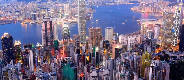 Hong Kong at evening